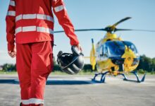 Rettungseinsatz Hubschrauber © Envato Elements