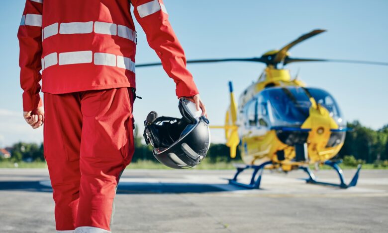 Rettungseinsatz Hubschrauber © Envato Elements